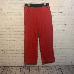 BUTTER SOFT black and red scrub pants